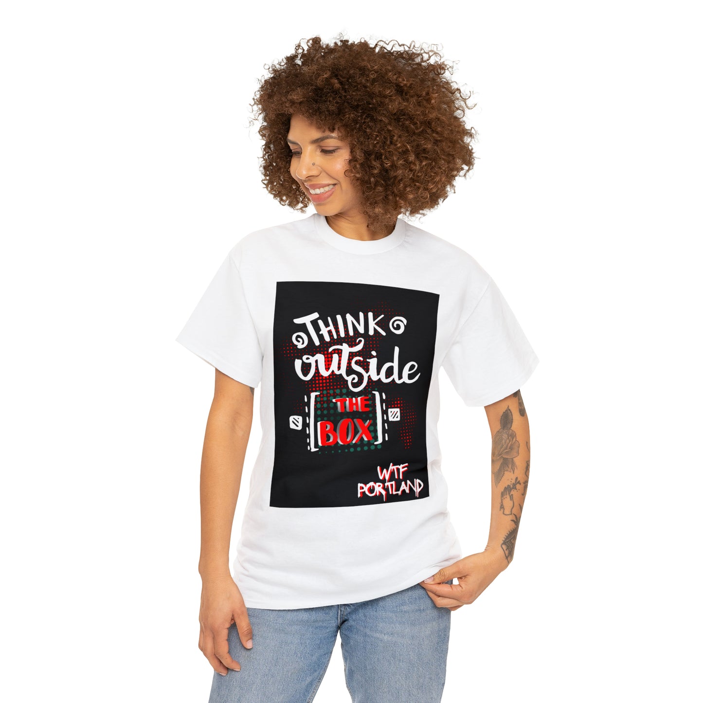 WTF PORTLAND - "Think Outside The Box" T-Shirt