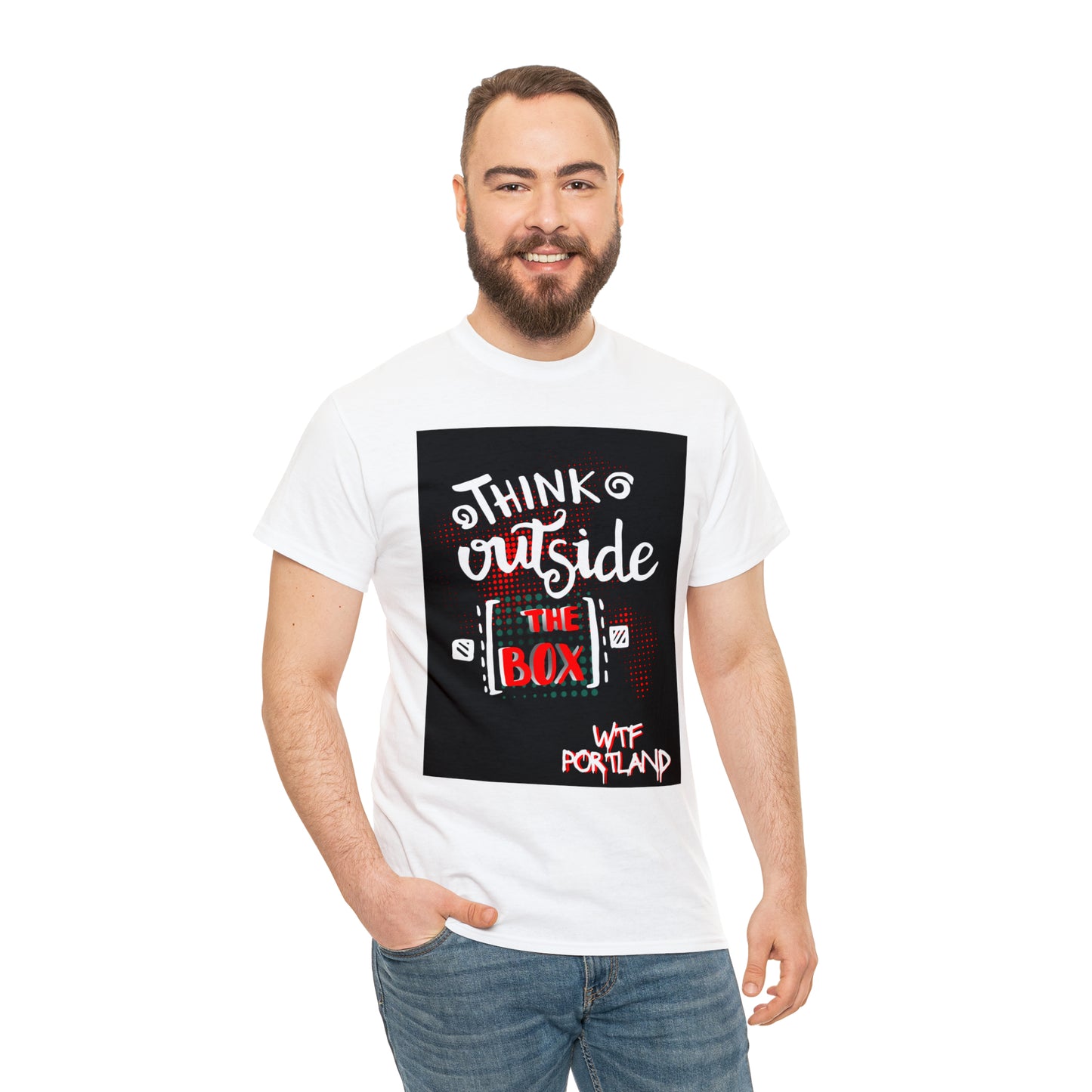 WTF PORTLAND - "Think Outside The Box" T-Shirt