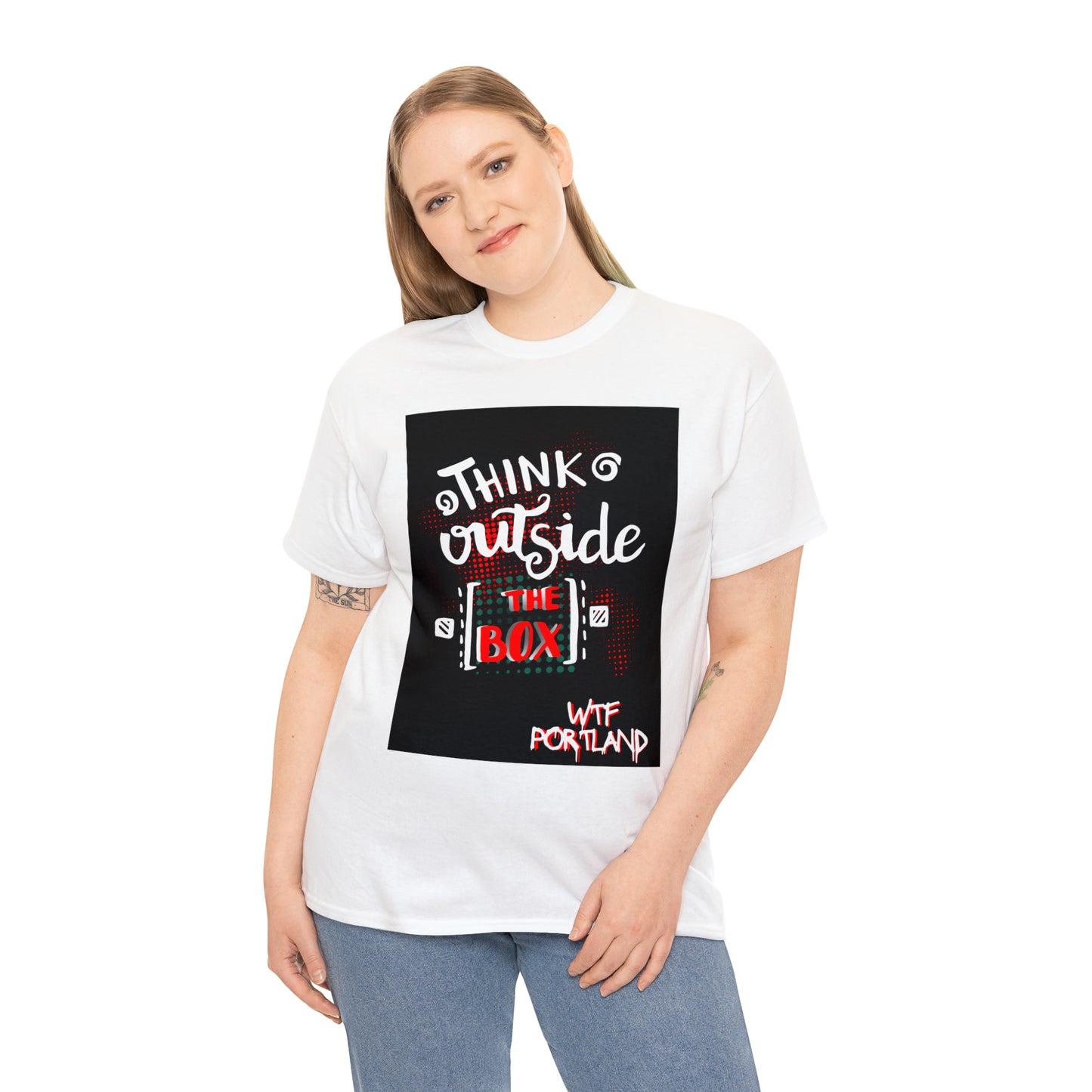 WTF PORTLAND - "Think Outside The Box" T-Shirt