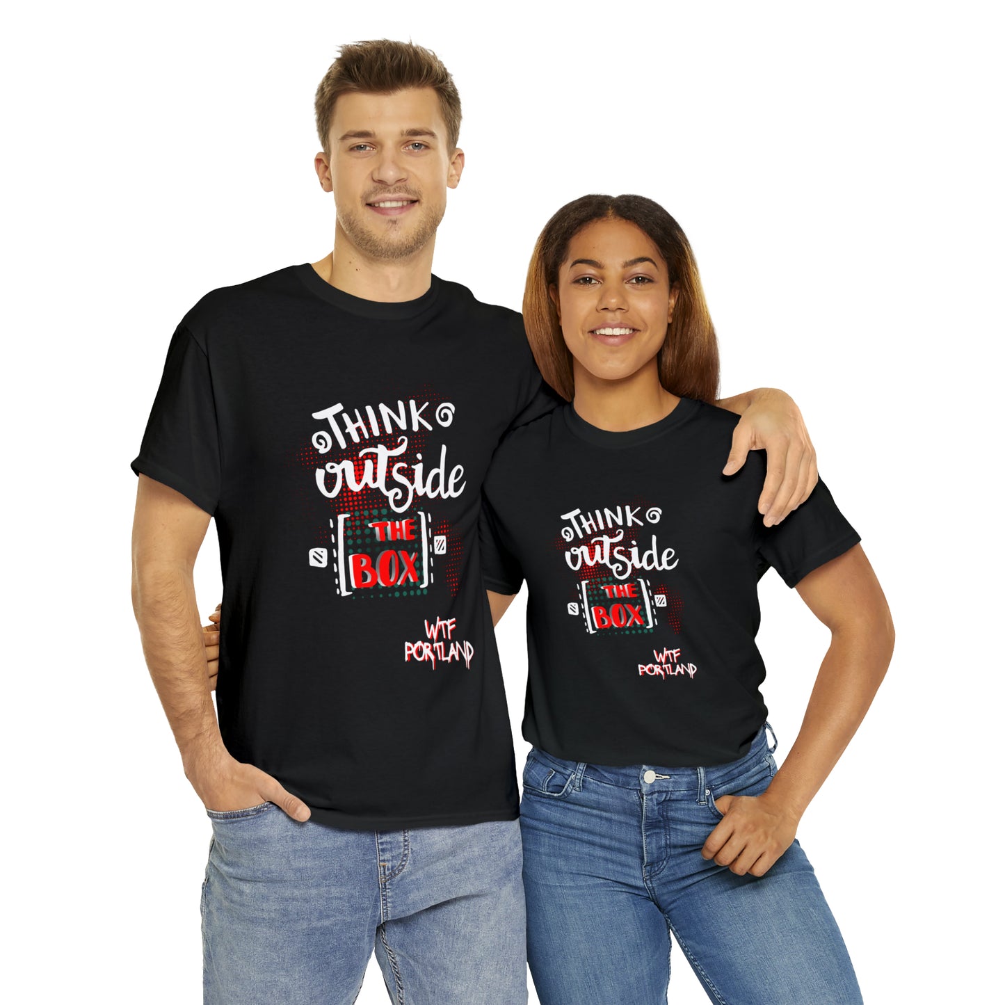 WTF PORTLAND - "Think Outside The Box" T-Shirt