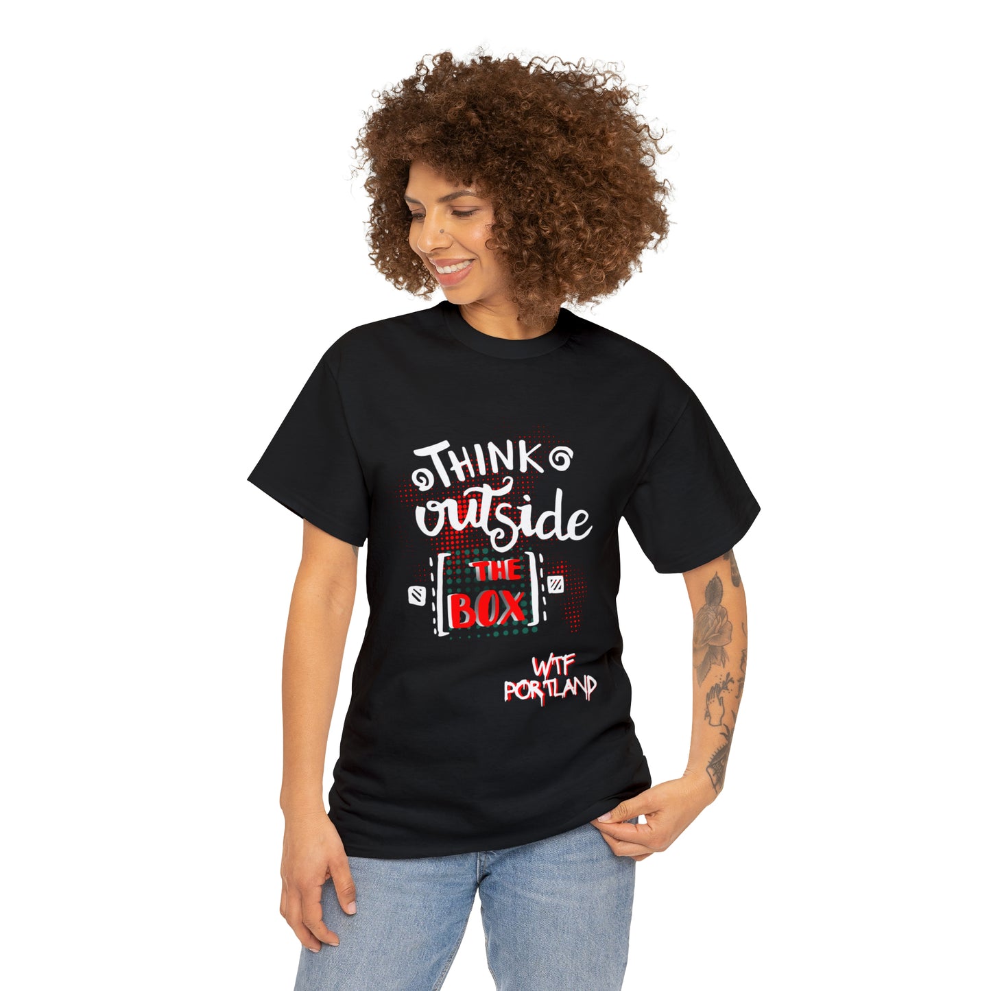 WTF PORTLAND - "Think Outside The Box" T-Shirt