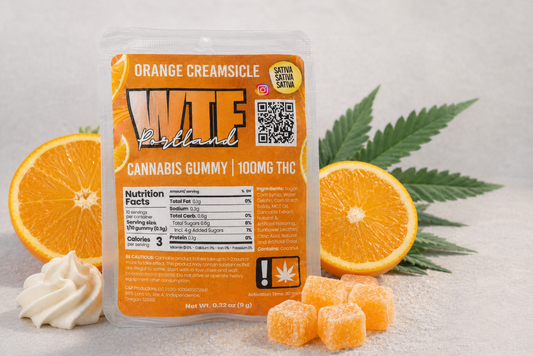 Oregon Orange Creamsicle Cannabis Gummies – 100mg THC