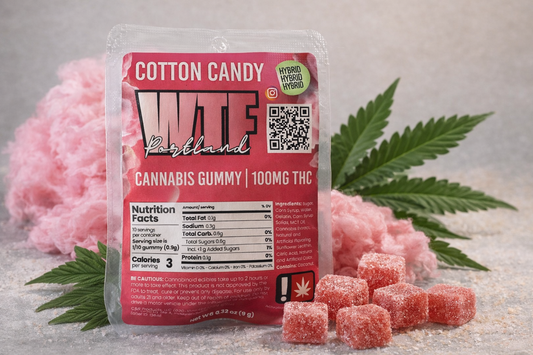 Cotton Candy Cannabis Gummies – 100mg THC